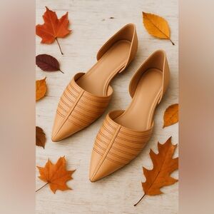 A New Day NWT Nude Pointed Toe Flats Women’s Size 10